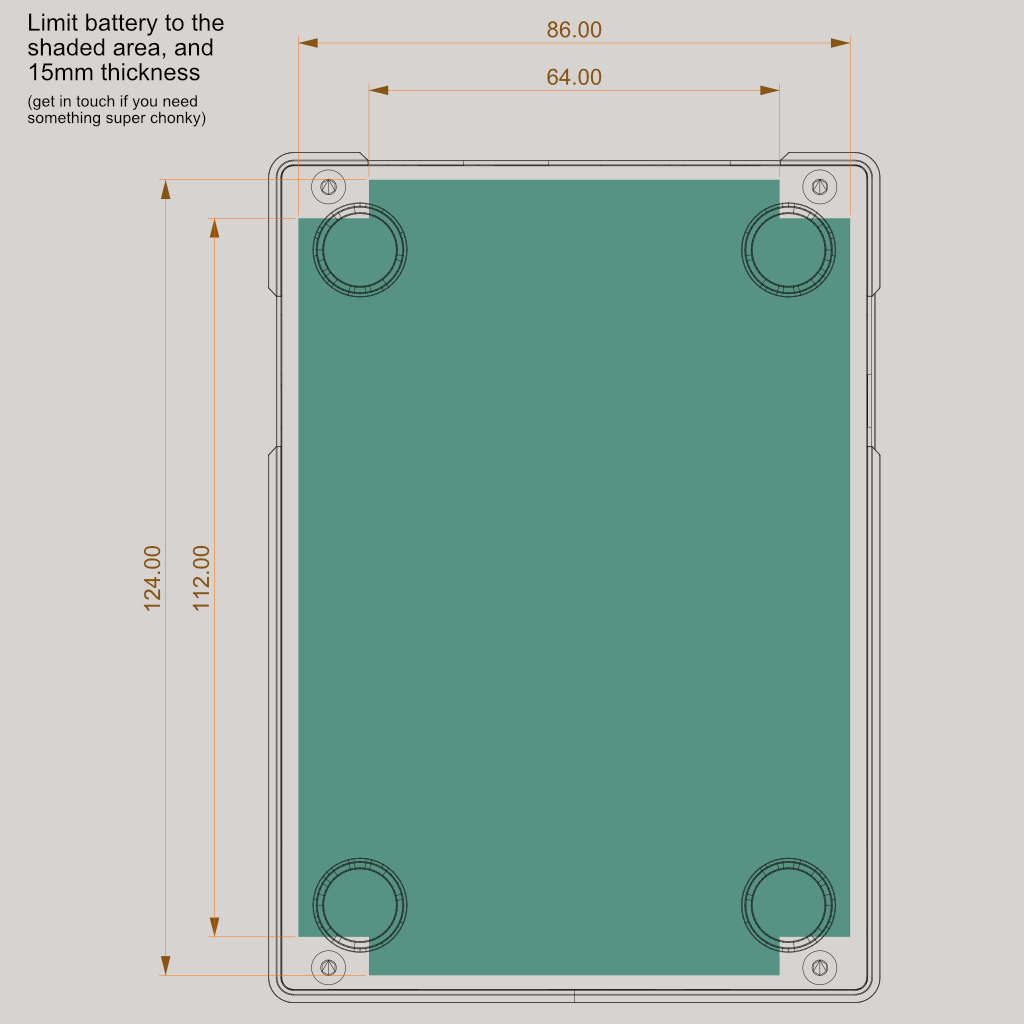 Battery bank size limits diagram